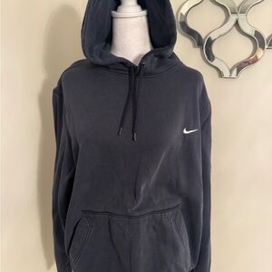 Nike Black Hoodie with Orange Tag